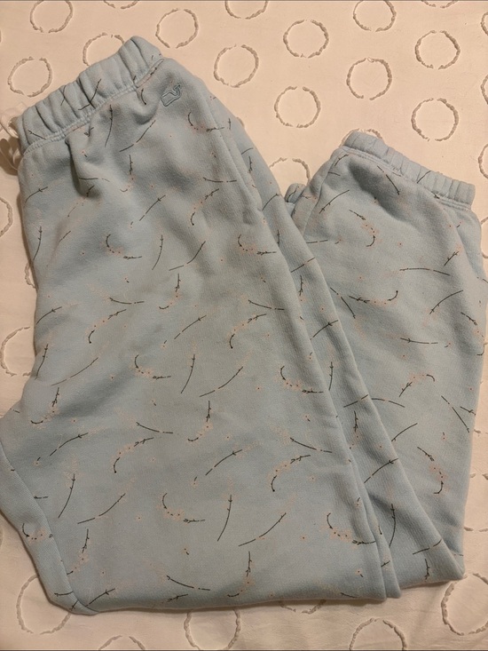 Vineyard Vines Other - Vineyard Vines Pale Blue Joggers with Subtle Twig Print